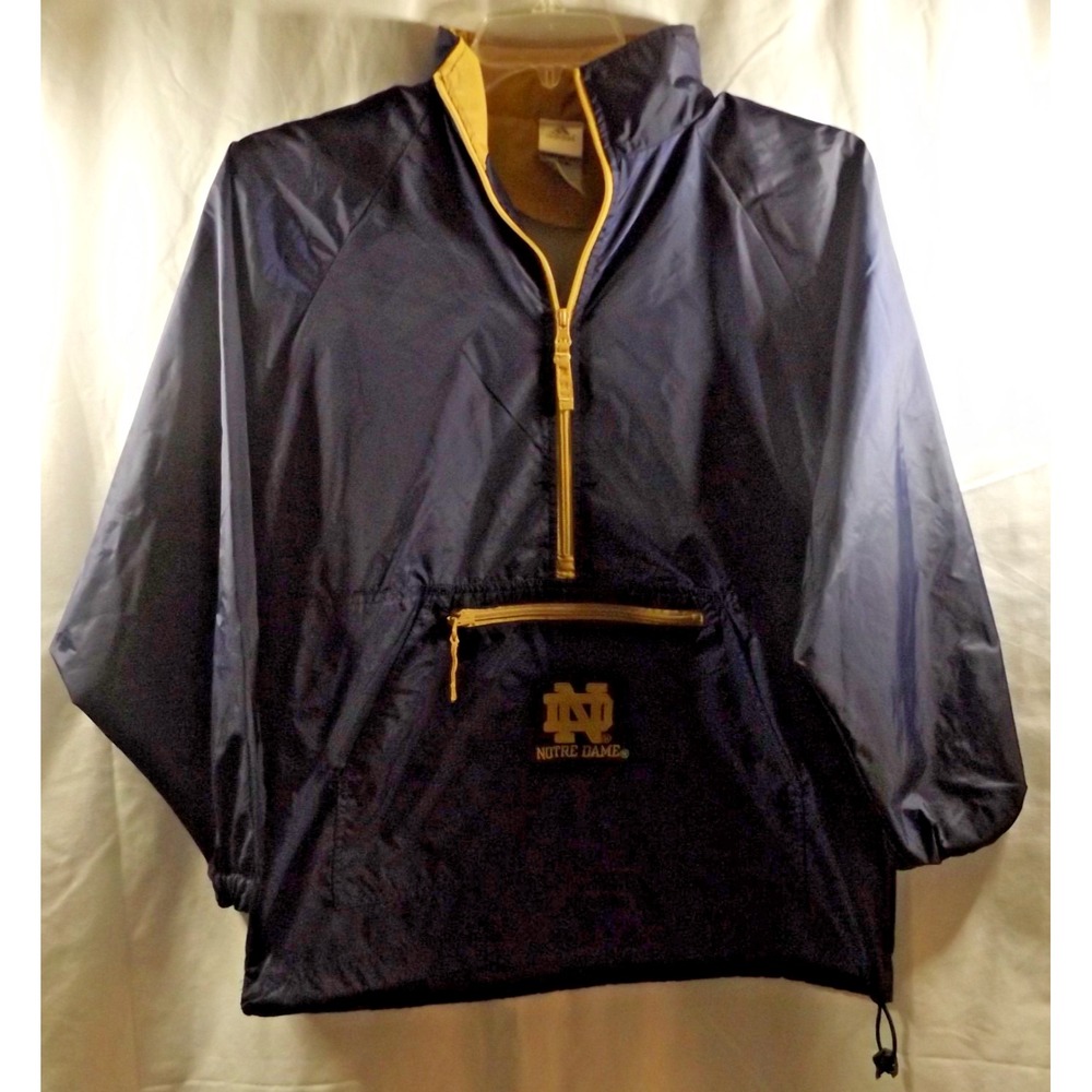 Notre Dame Fighting Iris, Windbreaker, Adidas, Youth Size L (14-16)